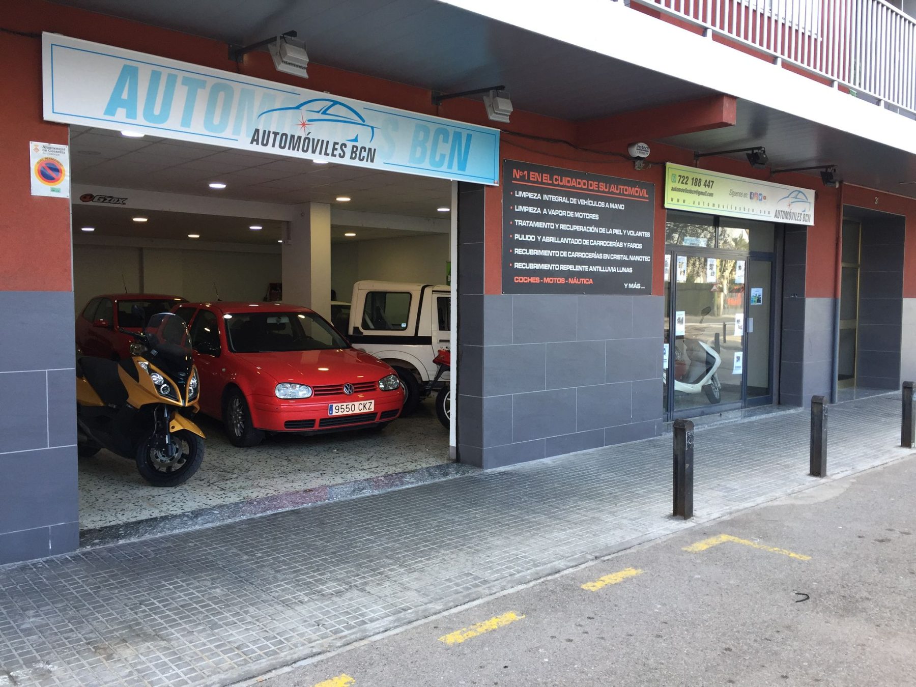 Interior del concesionario